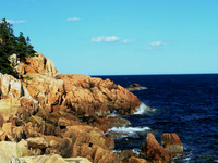 Mt. Desert Island, ME.  Near Bass Harbor Head Light. 1