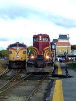 Conway Scenic 6516, 573 and North Conway Station