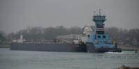 Lakes Contender and the Ken Boothe Sr. downbound on the St. Clair River in Port Huron, MI.