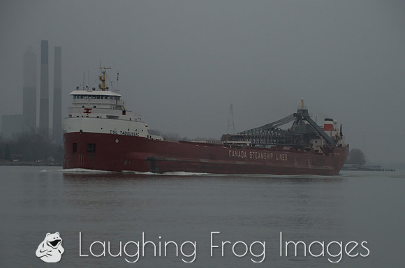 CSL Tadoussac upbound at St. Clair, MI on the St. Clair River.