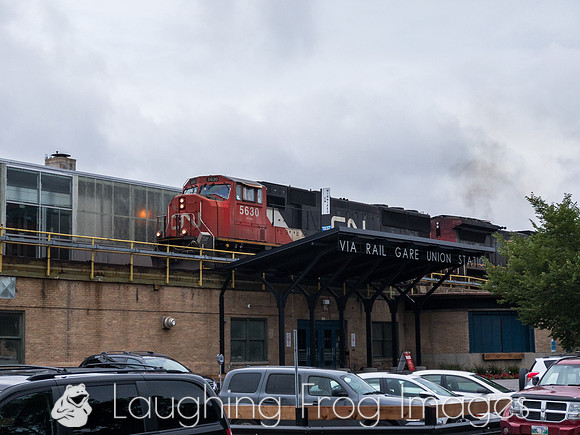CN 5630 West, Winnipeg Union Station. 8/2017