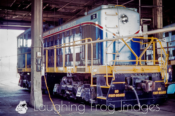 S-2 in the Roundhouse.  Port Huron, 7/1982.