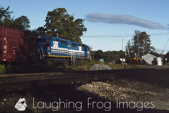 SLR train 393, Danville Junction ME.  9/1994