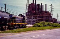 PH&D 60 in the median of M-29 at the Marysville Power Plant, 7/1982.