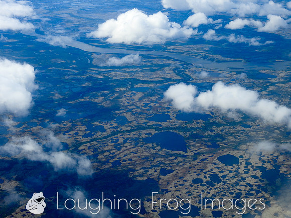 lakes and a river