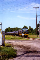PH&D 60 at the stop sign for the MI-29 crossing in Marysville, 7/1982.