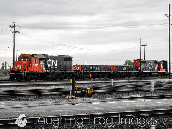 CN 7500 - 521 - 523 - 7532, Symington Yard MB. 8/2017