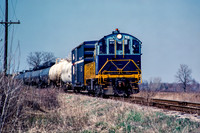 PH&D 60 approaching Yankee Road, 4/1984.