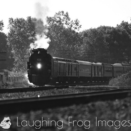 C&0 614 East climbing out of Akron, Tallmadge Ave. 1